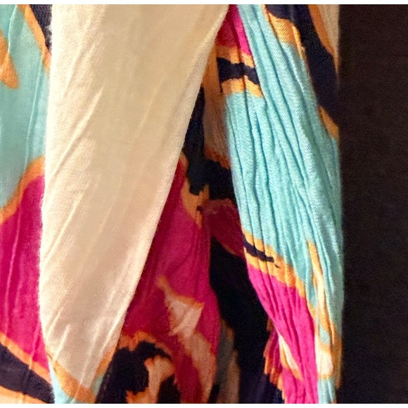 Easel Floral Cottagecore Tier Button Mini Dress Womens Small, with Pockets - Picture 4 of 10